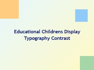 Educational Display Fonts for Modern Classroom Materials