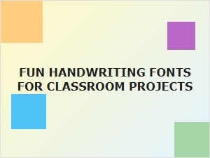 Top Handwriting Fonts for Student Projects